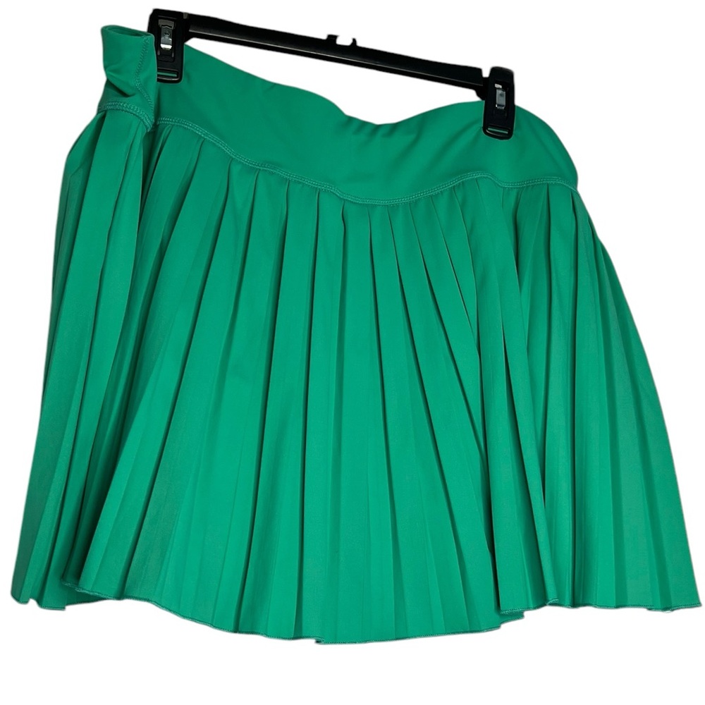 Ultra Flirt Green Pleated Women's Skort BOX39